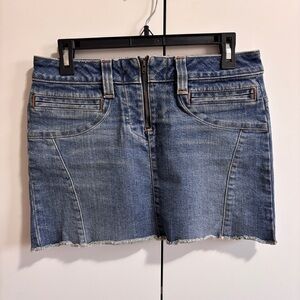 American Eagle Outfitters Classic Blue Denim Mini Skirt